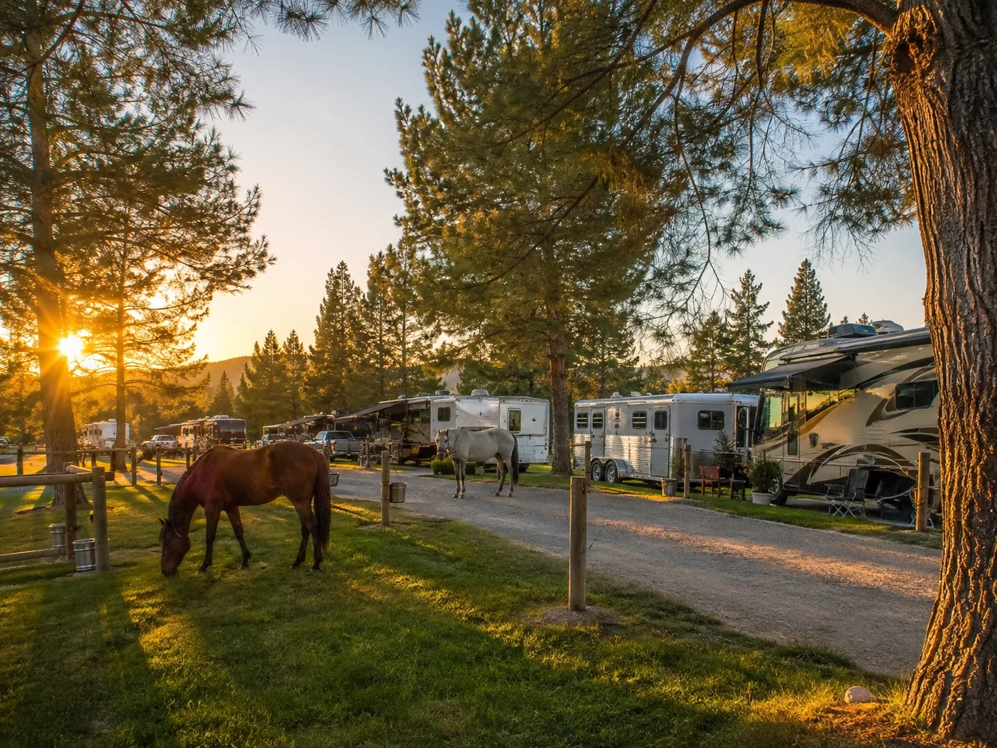 Horse campground