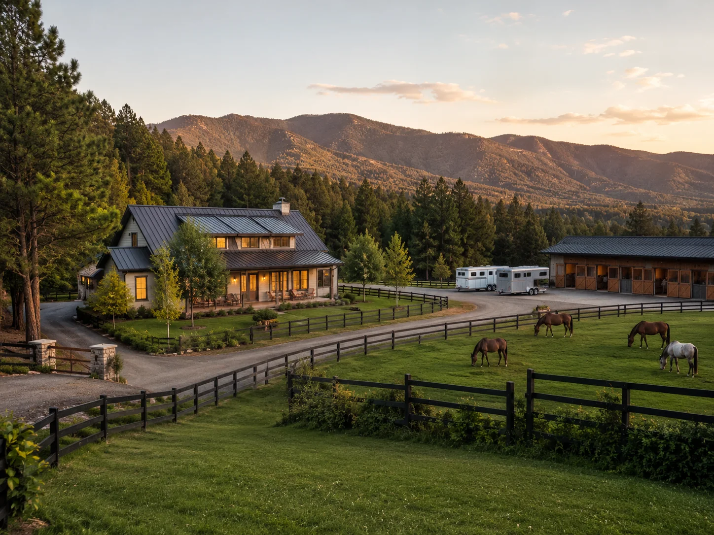 Private horse property