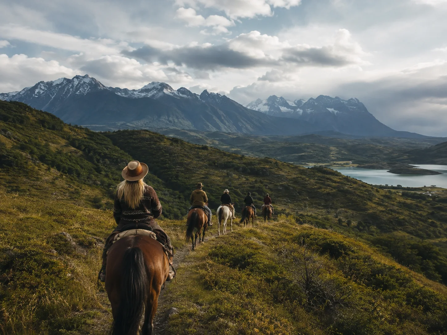 Horseback riding trail