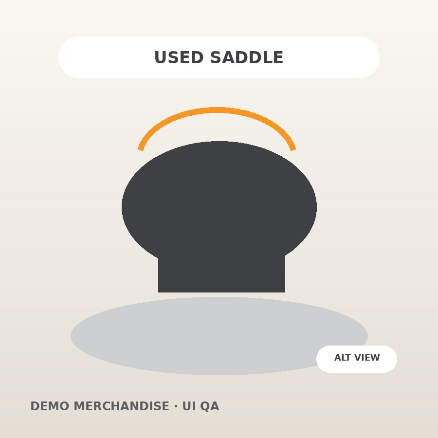 Used All-Purpose Saddle · 17 in demo merchandise image