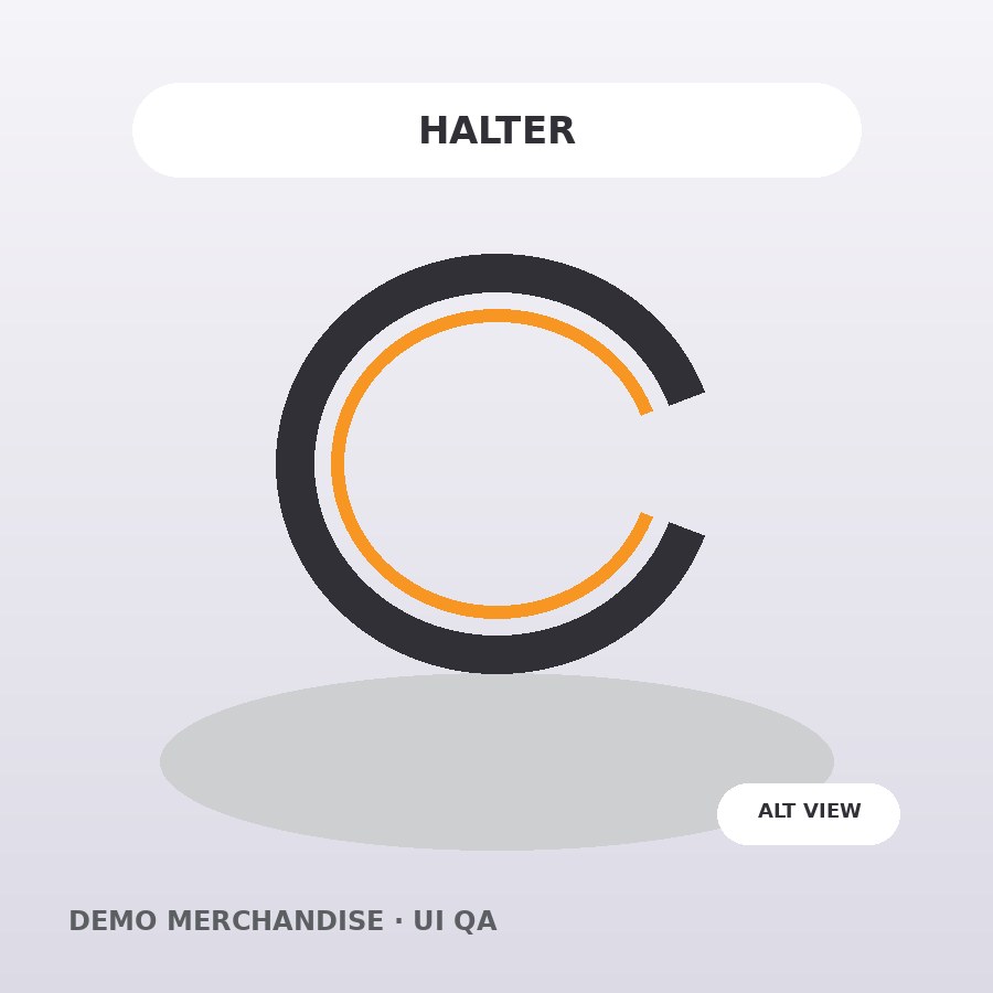 Heritage Leather Halter demo merchandise image